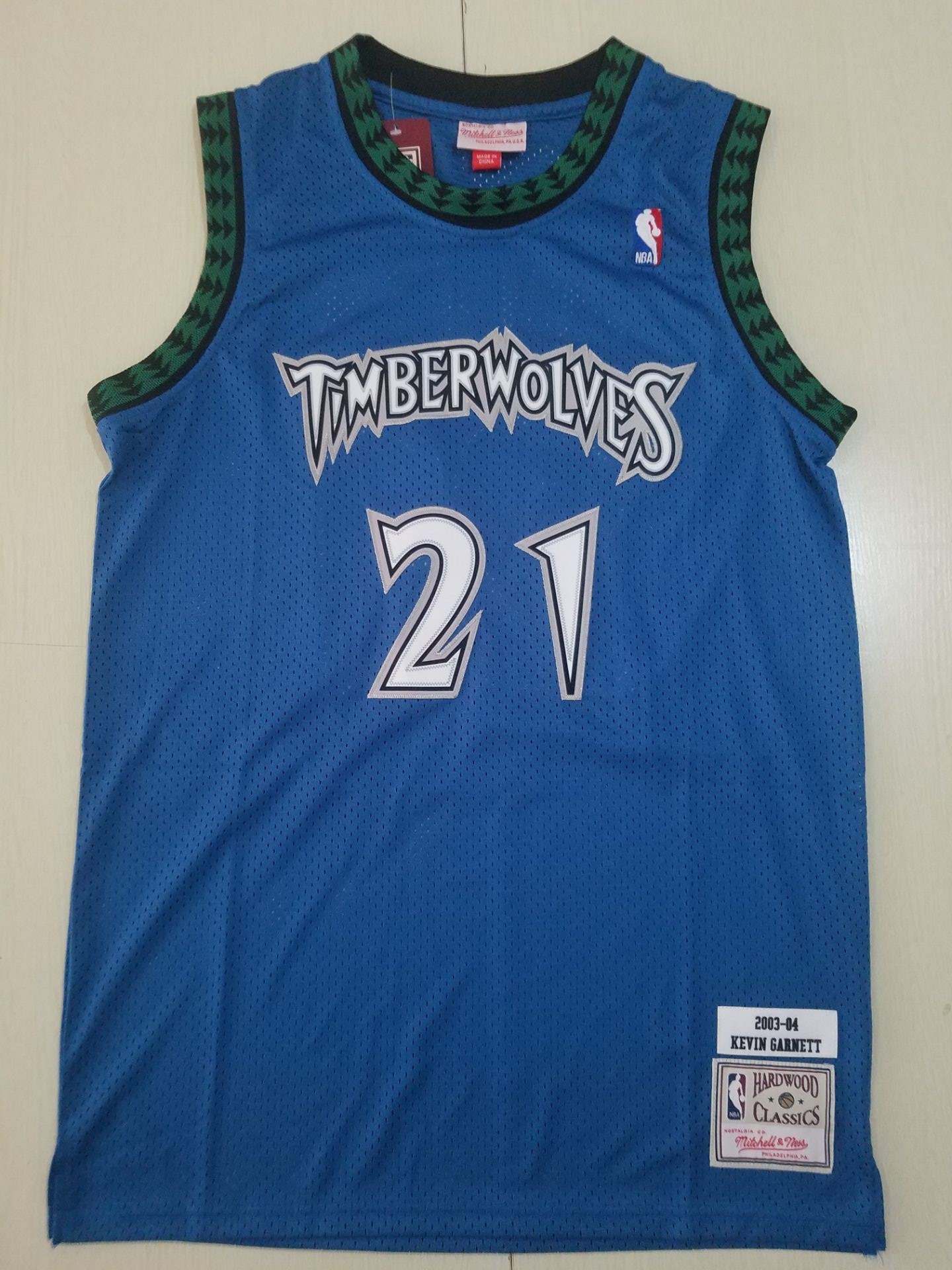 Men Minnesota Timberwolves #21 Garnett light Blue Adidas NBA Jerseys 2